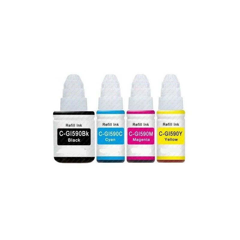 Tinteiro Compatível CAGI590Y Amarelo 70Ml Pixma G1500