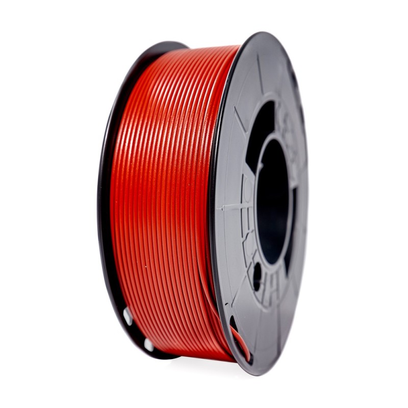 Filamento 3D PLA - Diametro 1.75mm - Bobina 1kg - Cor Vermelho Escuro