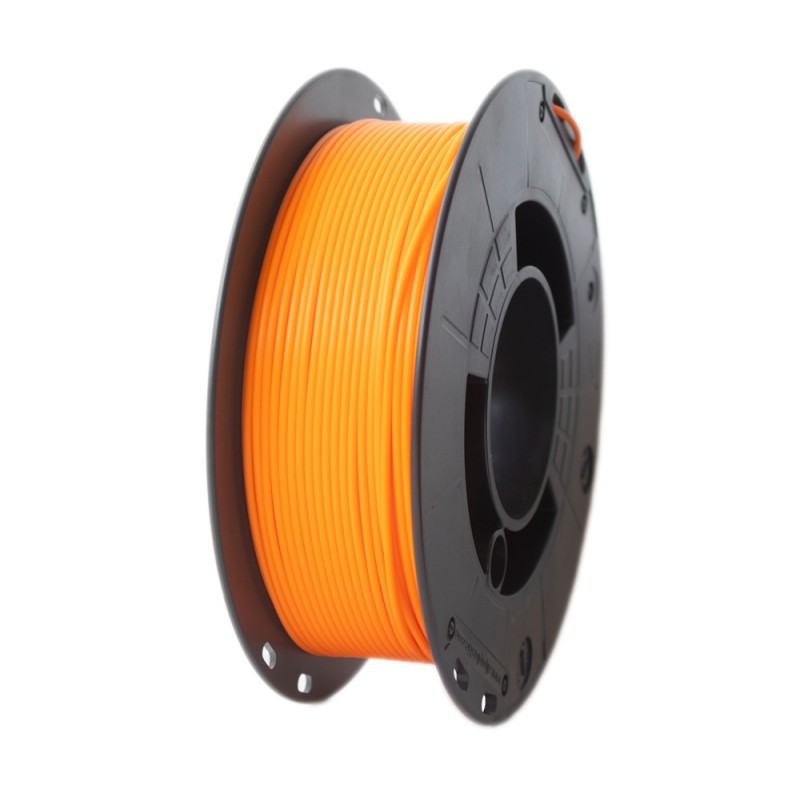 Filamento 3D PLA - Diametro 1.75mm - Bobina 1kg - Cor Laranja Fluorescente
