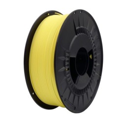 Filamento 3D PLA - Diametro 1.75mm - Bobina 1kg - Cor Amarelo Pastel