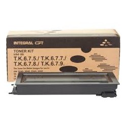 TONER INTEGRAL for use in Kyocera-Mita TK675 KM2540 (1x1160g) 20k (with chip + 2 waste boxes + grid cleaner)-COMPATIBLE PRODUCT